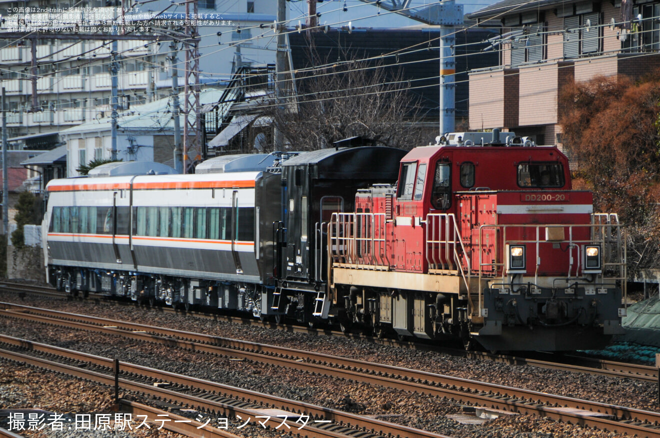 【JR海】新型車両385系2両甲種輸送の拡大写真