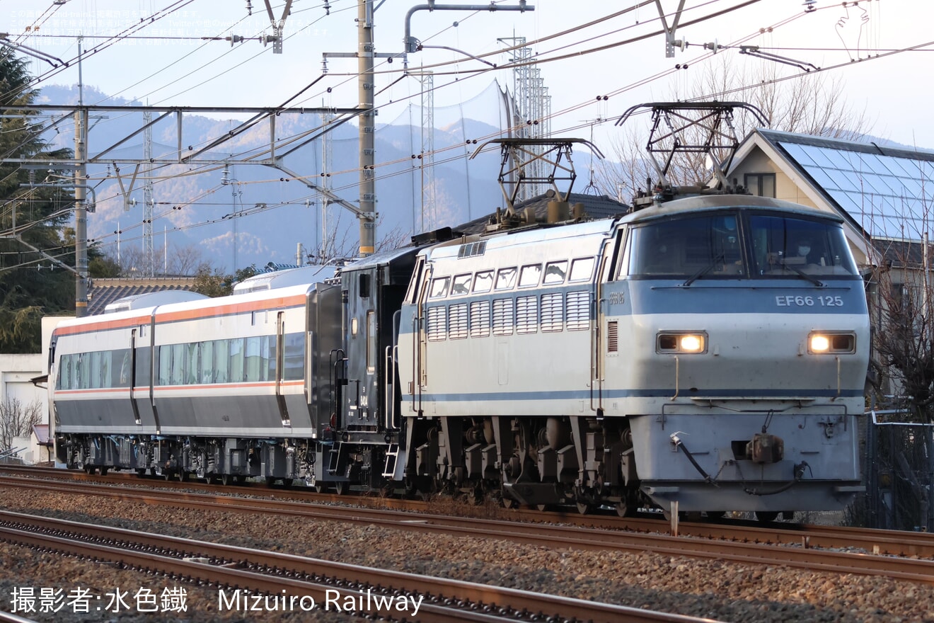 【JR海】新型車両385系2両甲種輸送の拡大写真