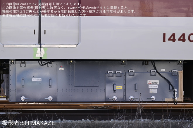【近鉄】1440系VW40五位堂検修車庫出場試運転を不明で撮影した写真
