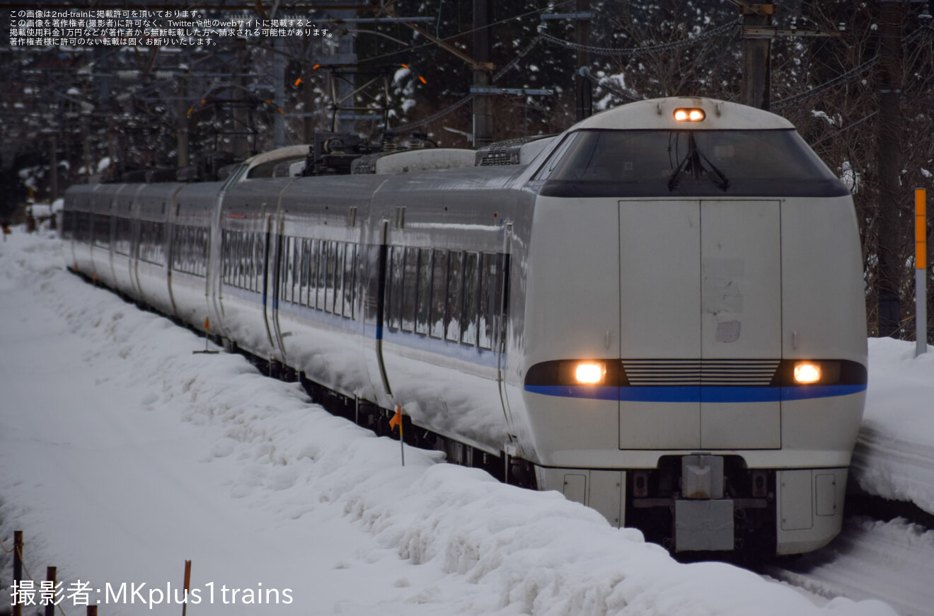 【JR西】681系W11編成+683系V35編成がサンダーバードに充当(20260131)の拡大写真