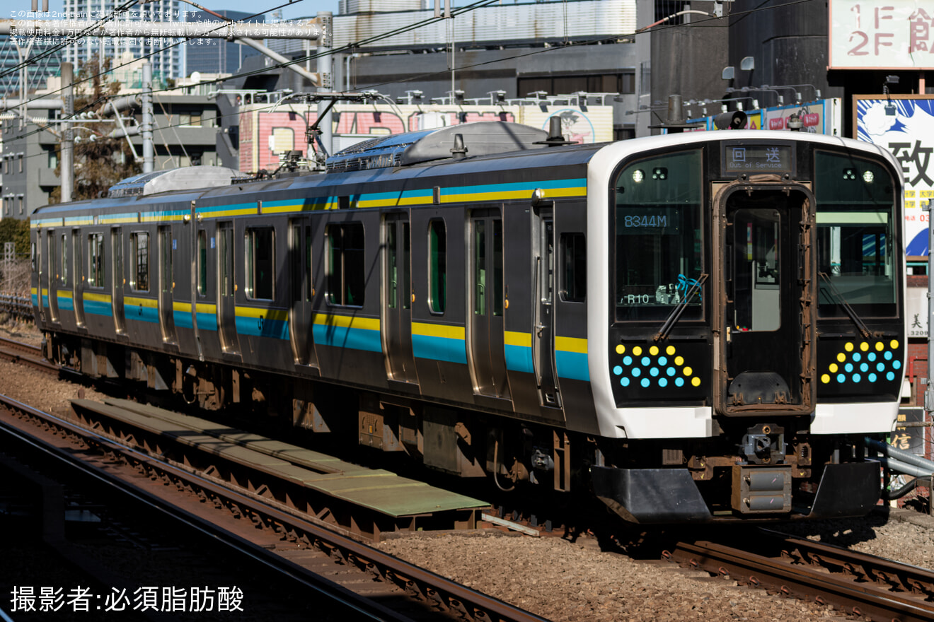 【JR東】E131系R10編成大宮総合車両センター出場回送の拡大写真