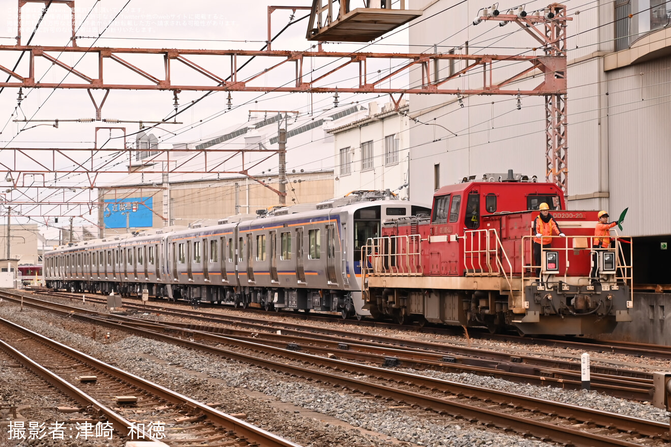 【南海】8300系8722F+8326F近畿車輛出場甲種輸送の拡大写真