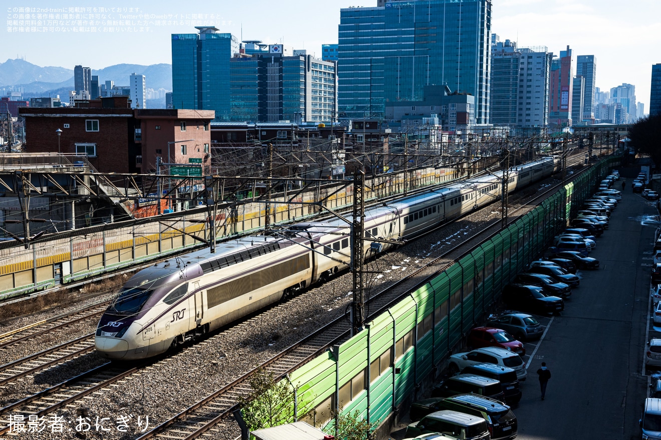 【韓国SRT】SRT（130000系）によるソウル駅乗り入れに向けた試運転の拡大写真