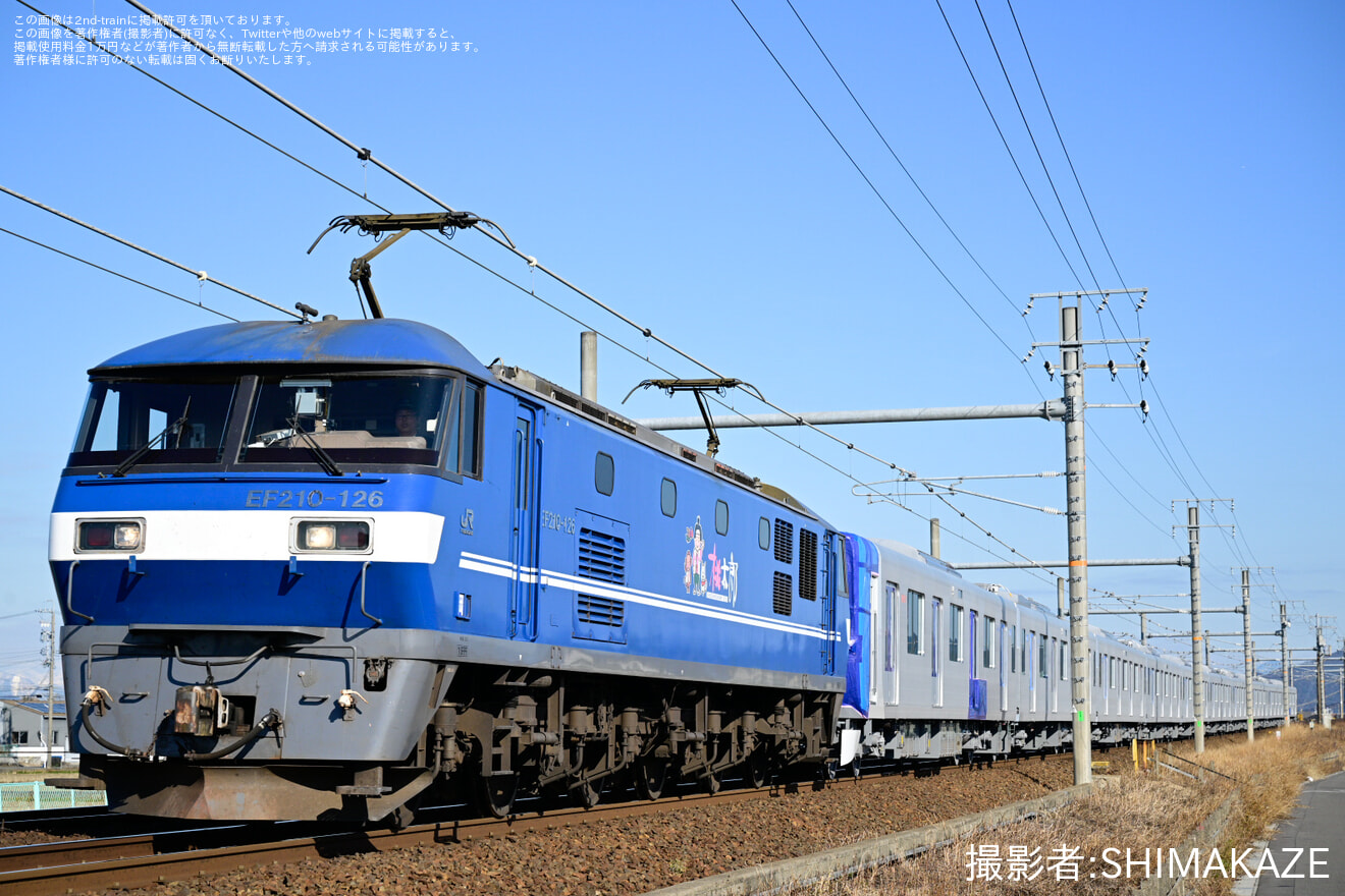 【東武】90000系91001F甲種輸送の拡大写真