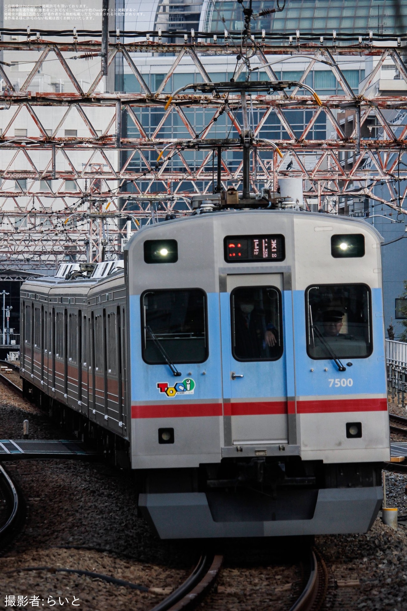 【東急】1000系1019F長津田車両工場出場試運転の拡大写真