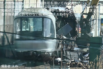 【JR東】カシオペアのラウンジカー(電源車)のカハフE26-1が長野総合車両センターで解体