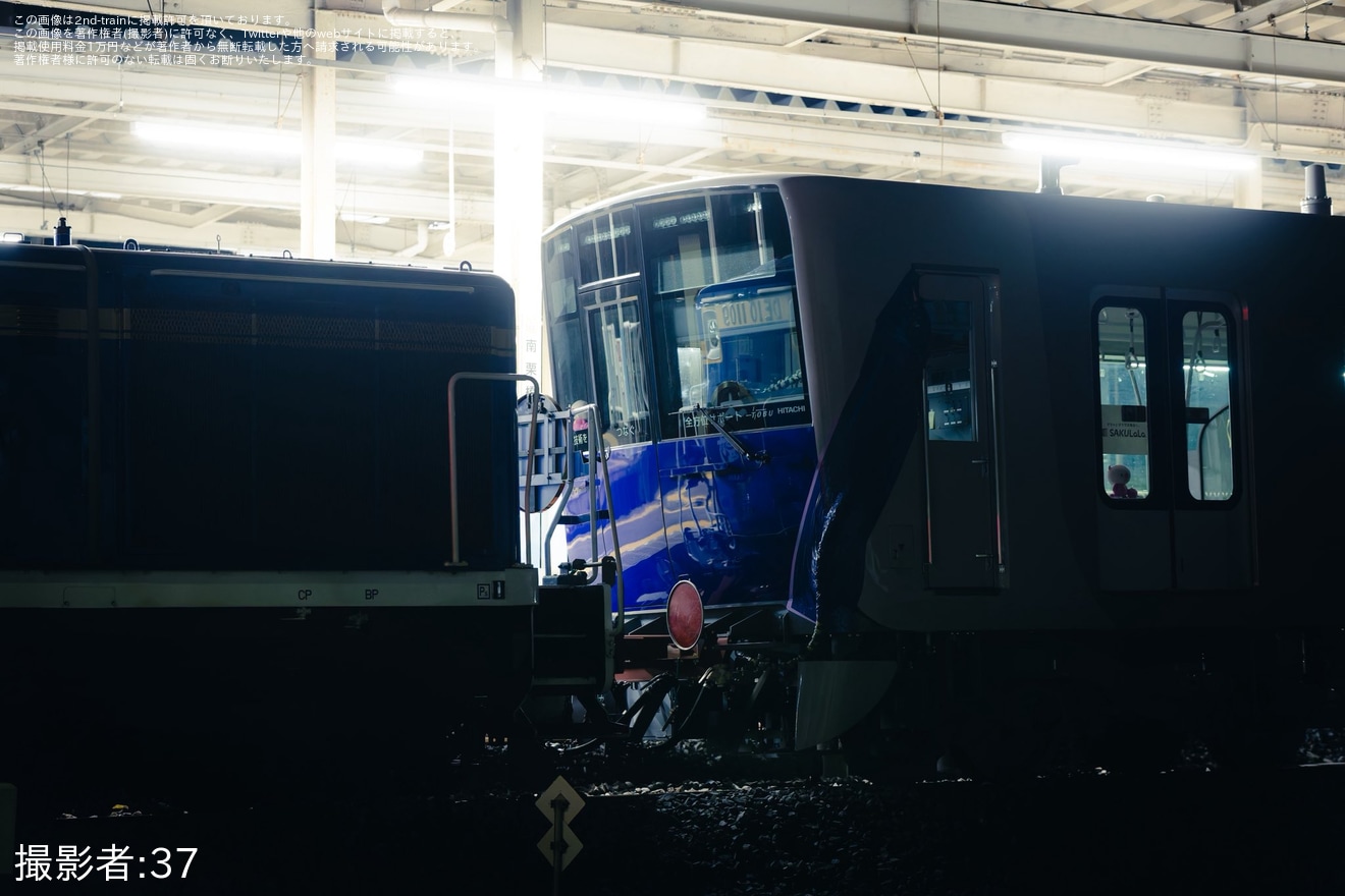 【東武】90000系91001Fが南栗橋工場へ到着の拡大写真