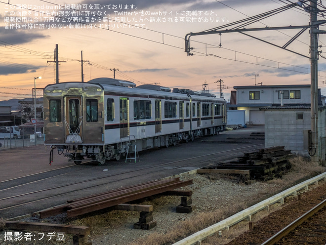 【神鉄】新造車6500系6515Fの三田方2両が搬入される - 市場駅にて撮影