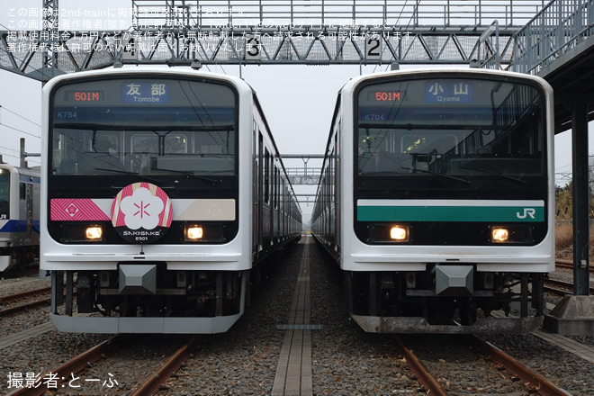 【JR東】「～常磐線を支える車両たち～車両撮影会」開催を内原電留線で撮影した写真