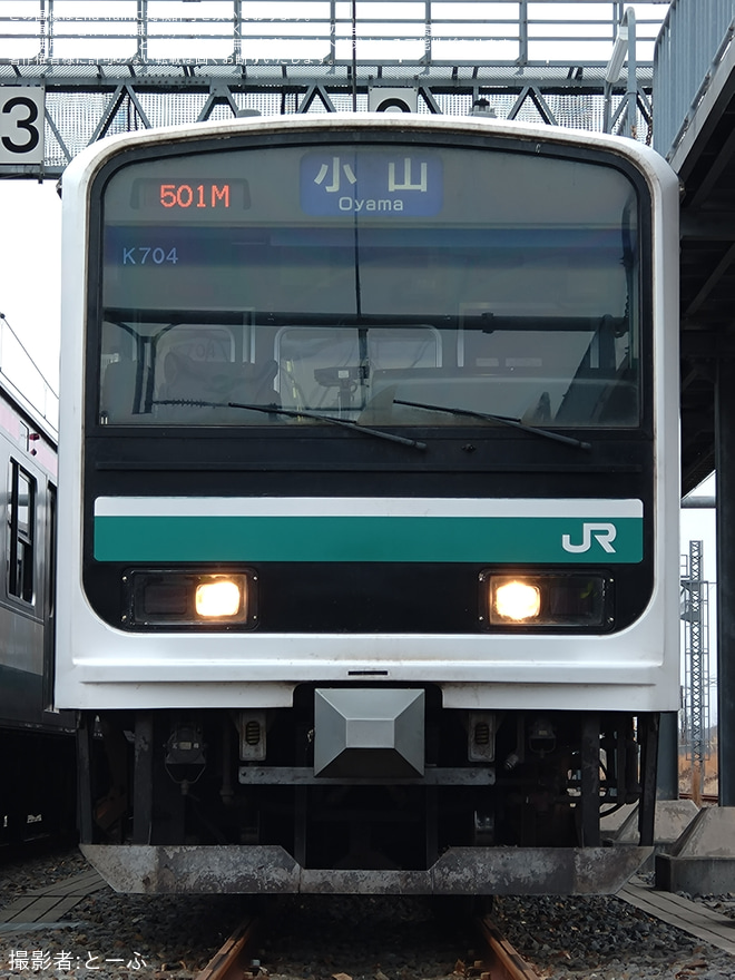 【JR東】「～常磐線を支える車両たち～車両撮影会」開催を内原電留線で撮影した写真