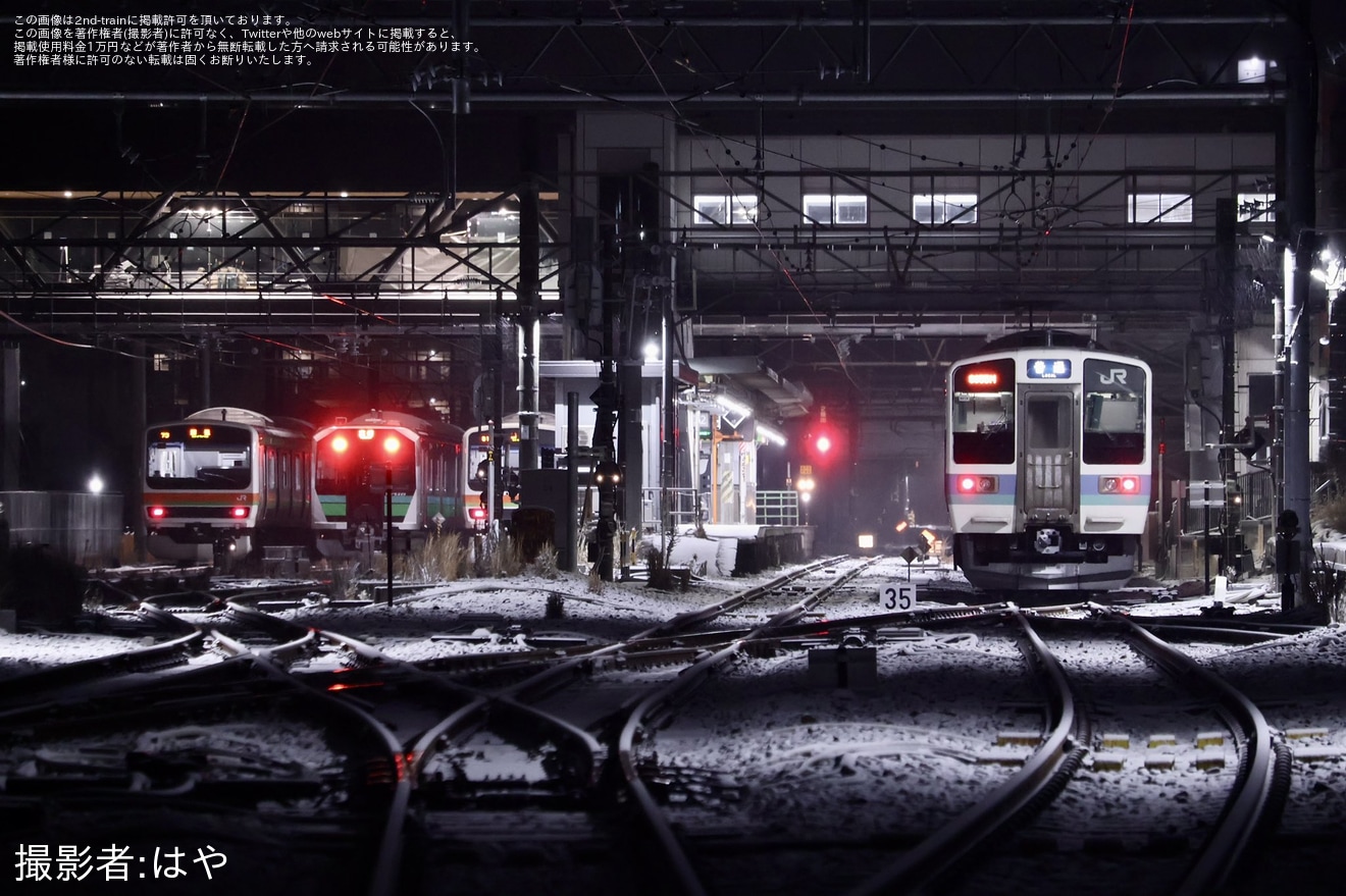 【JR東】キハ110-222+キハ110-207を使用した試運転列車が八高線で運転の拡大写真
