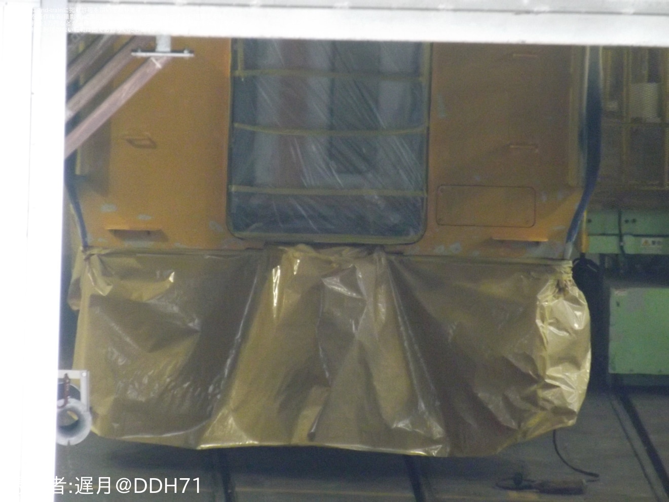 【JR東】255系Be-03編成大宮総合車両センターで再塗装の拡大写真