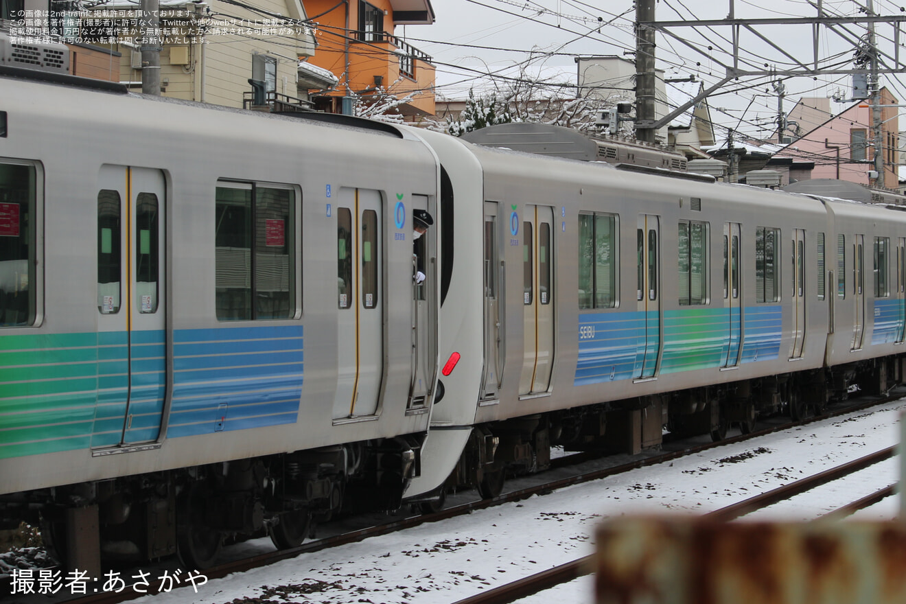 【西武】30000系38101F故障に伴う18両編成による救援回送の拡大写真