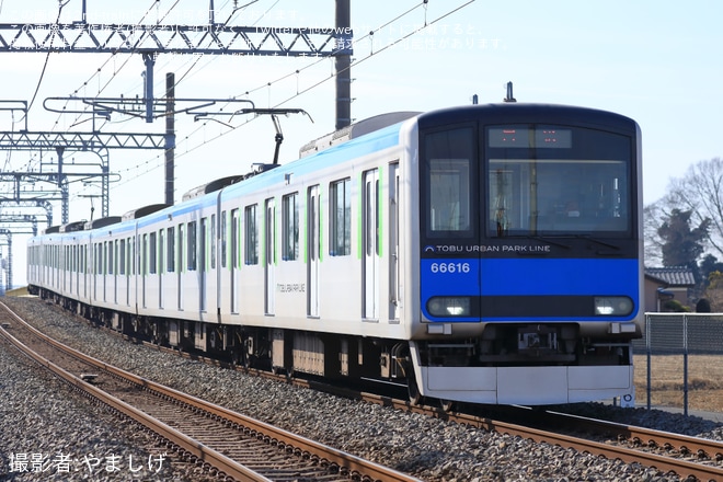 【東武】60000系61616F 南栗橋車輪転削返却回送（1枚目）