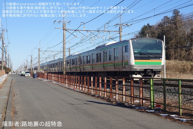 【JR東】宇都宮線の古河〜野木間で架線断線が発生を不明で撮影した写真