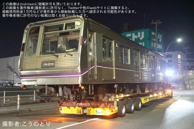 【大阪メトロ】22系22660F廃車陸送を不明で撮影した写真