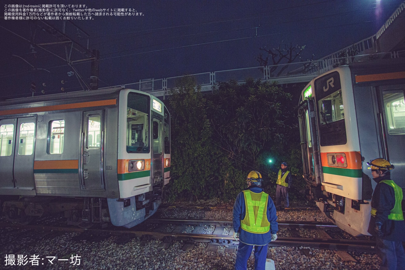 【流鉄】鉄道ファンの主催にて流鉄流山駅で211系の撮影会が開催の拡大写真