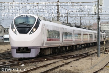 【JR東】E657系カツK2編成郡山総合車両センター出場回送(通常塗装へ変更)