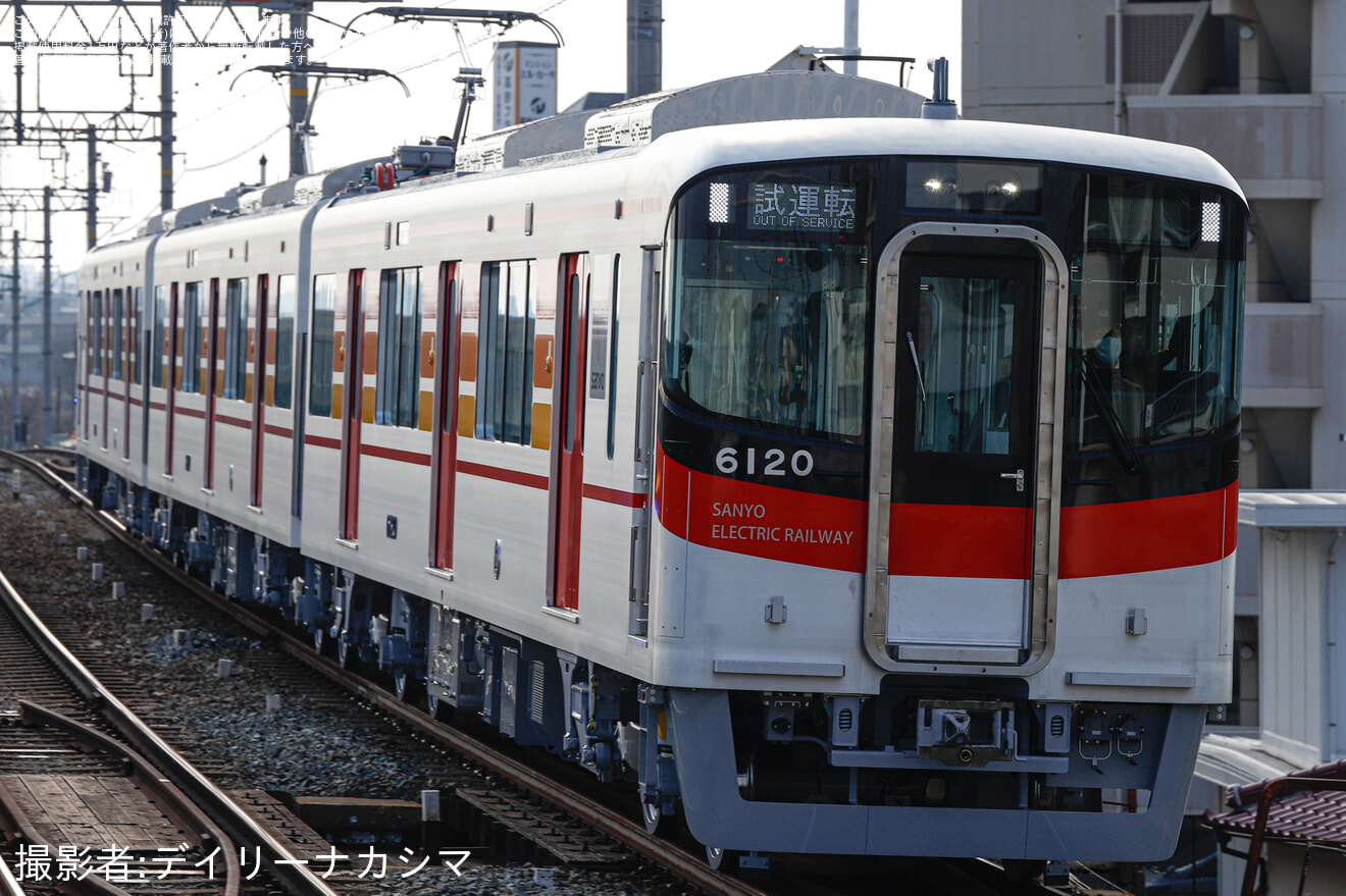【山陽】新製された6000系6020F試運転の拡大写真