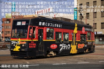 【豊鉄】「ブラックサンダーまみれ電車」乗車ツアーが催行