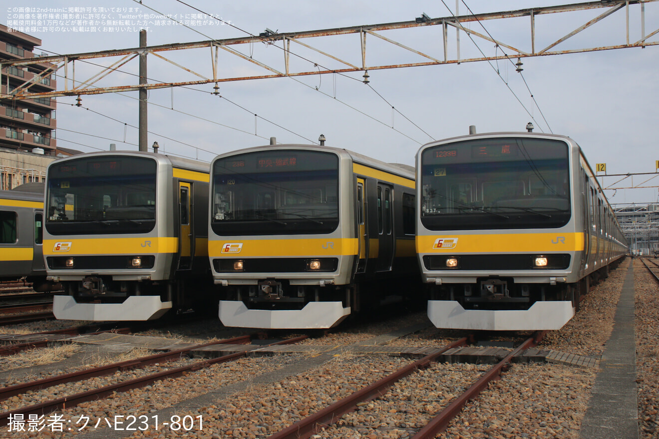 【JR東】「～リバイバル習志野電車区～E231系0番台撮影会」開催の拡大写真