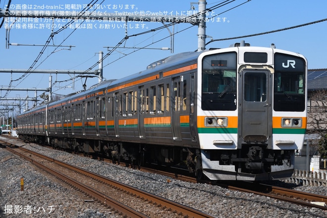 【JR東】211系3000番台C6編成大宮総合車両センター入場回送を不明で撮影した写真