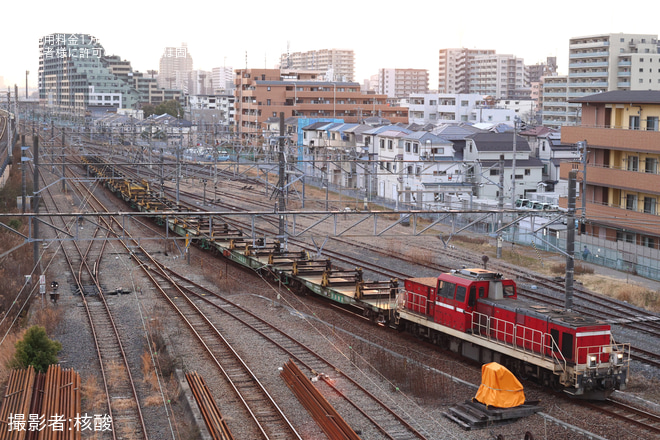 【JR貨】日鐵チキ返空列車が運転(202602) - 新小岩操車場にて撮影
