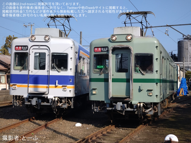 【銚電】「第1回 22000形撮影会」開催を仲ノ町車庫で撮影した写真