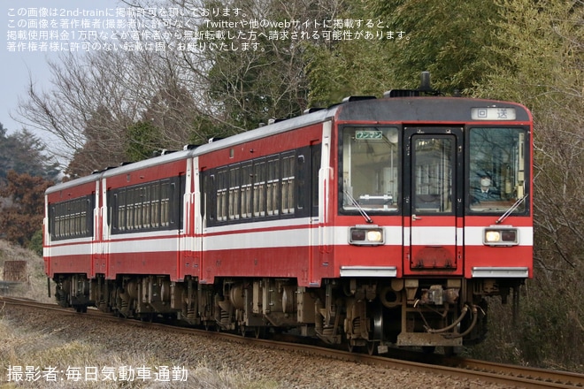 【鹿臨】Jリーグ開催に伴う増結運転で6000形オリジナル色3連で運転を不明で撮影した写真