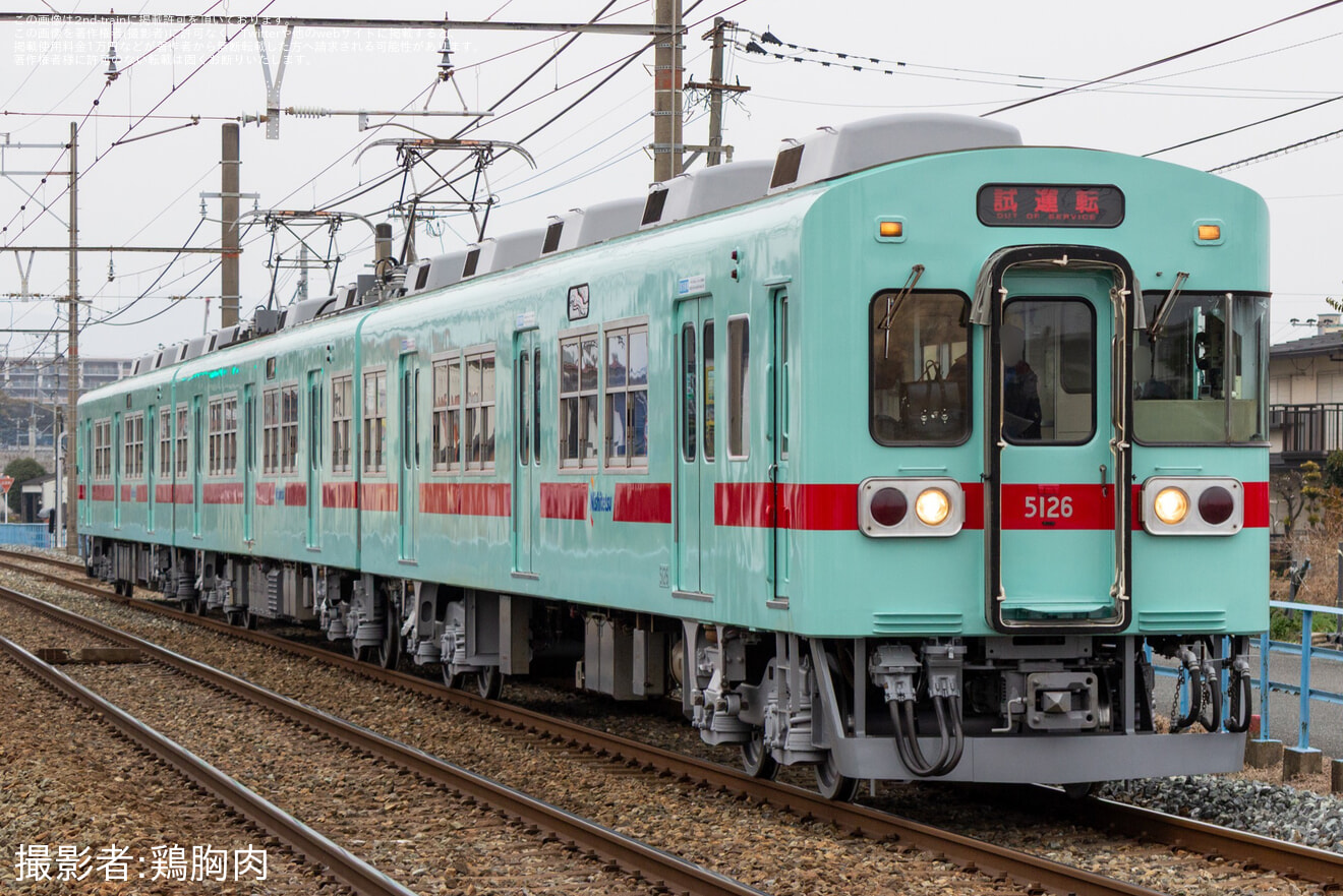 【西鉄】5000形5126F検査出場試運転の拡大写真