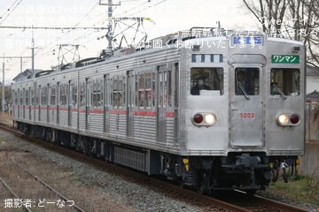 【秩鉄】5000系5002編成が復刻塗装になり出場試運転