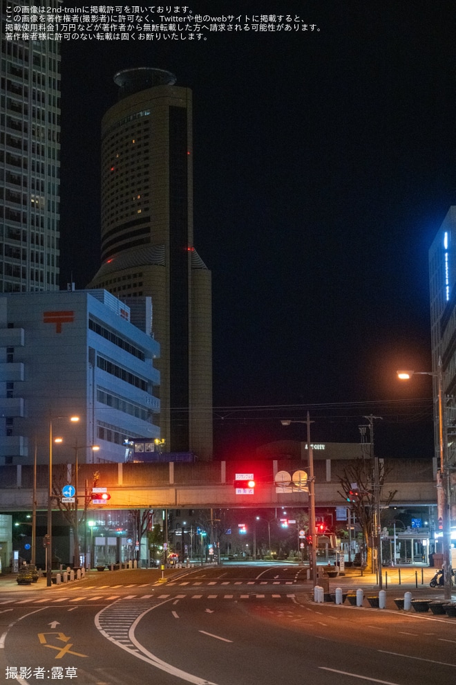 【遠鉄】TMC400NC(製造番号83)が青色の塗装に変更され初使用を不明で撮影した写真