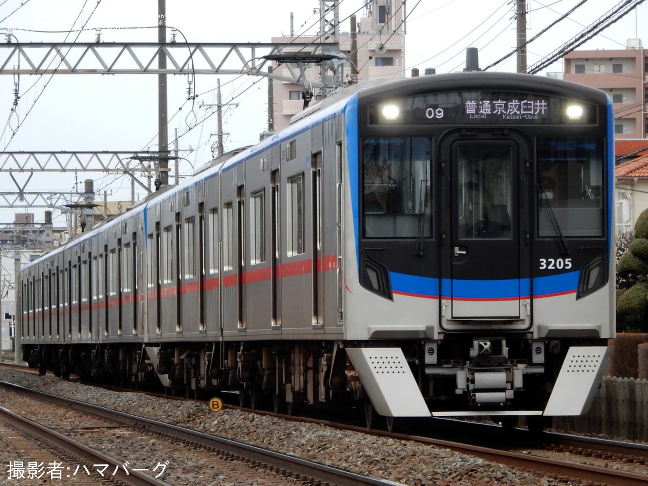 【京成】全車運用離脱していた3200形運用復帰の拡大写真