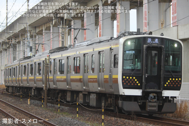 【JR東】E131系TN13編成大宮総合車両センター出場を間々田～小山間で撮影した写真