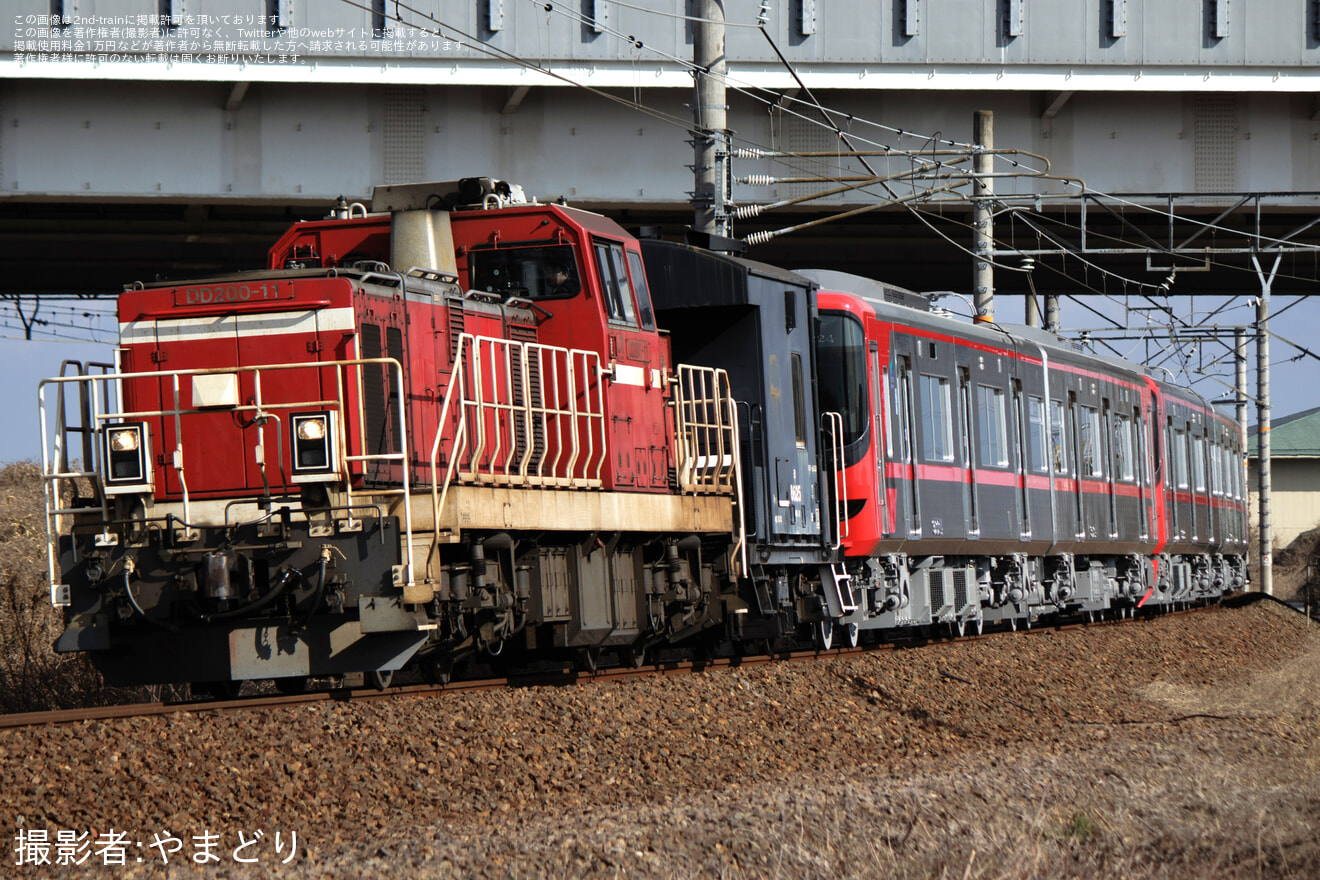 【名鉄】9100系9123F、9124F甲種輸送の拡大写真