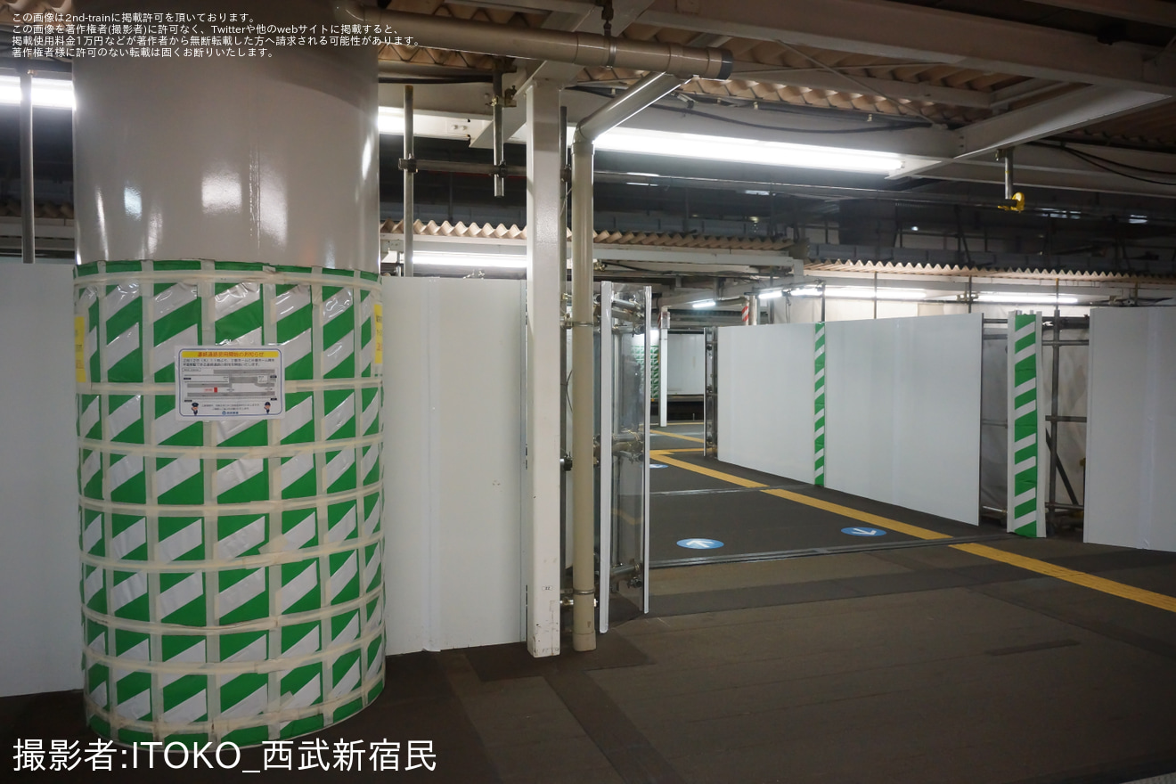 【西武】東村山駅2番線と6番線を連絡する通路が開設の拡大写真