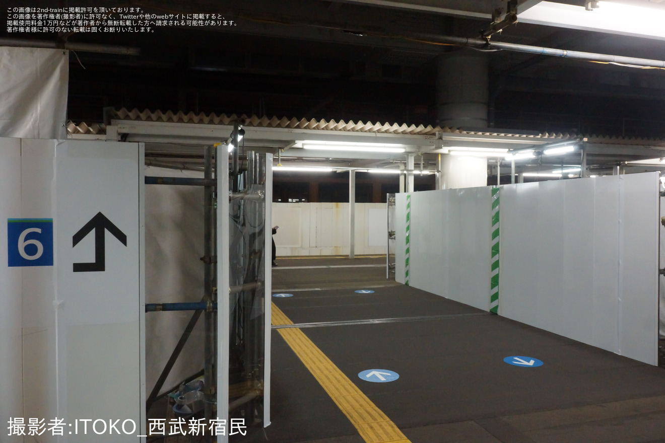 【西武】東村山駅2番線と6番線を連絡する通路が開設の拡大写真