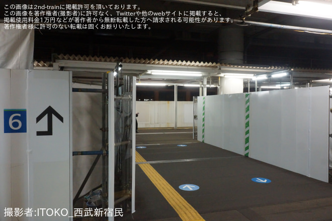 【西武】東村山駅2番線と6番線を連絡する通路が開設を東村山駅で撮影した写真