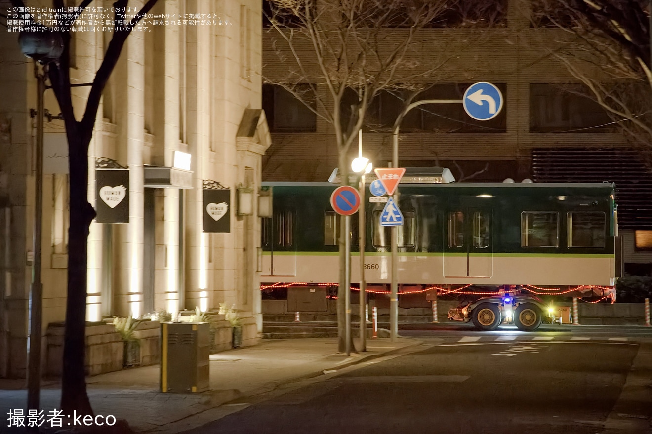 【京阪】13000系13010F川崎車両から陸送の拡大写真