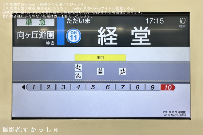 を経堂駅で撮影した写真