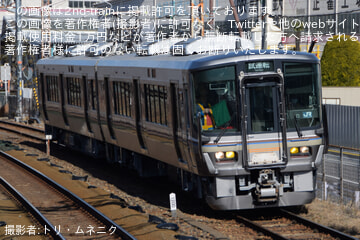 【JR西】223系F12編成 吹田総合車両所本所構内試運転