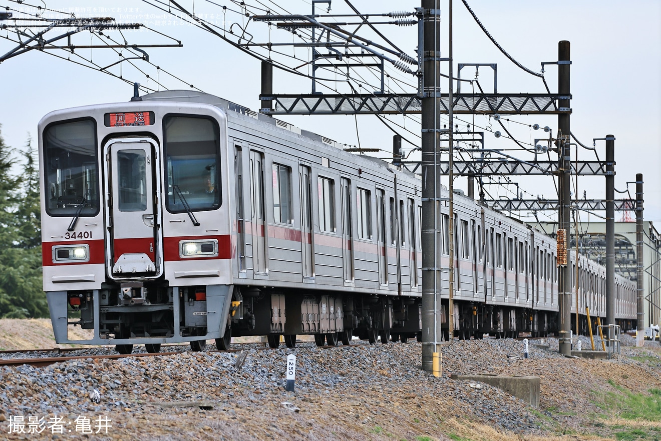 【東武】30000系31601F+31401F川越整備所出場回送の拡大写真
