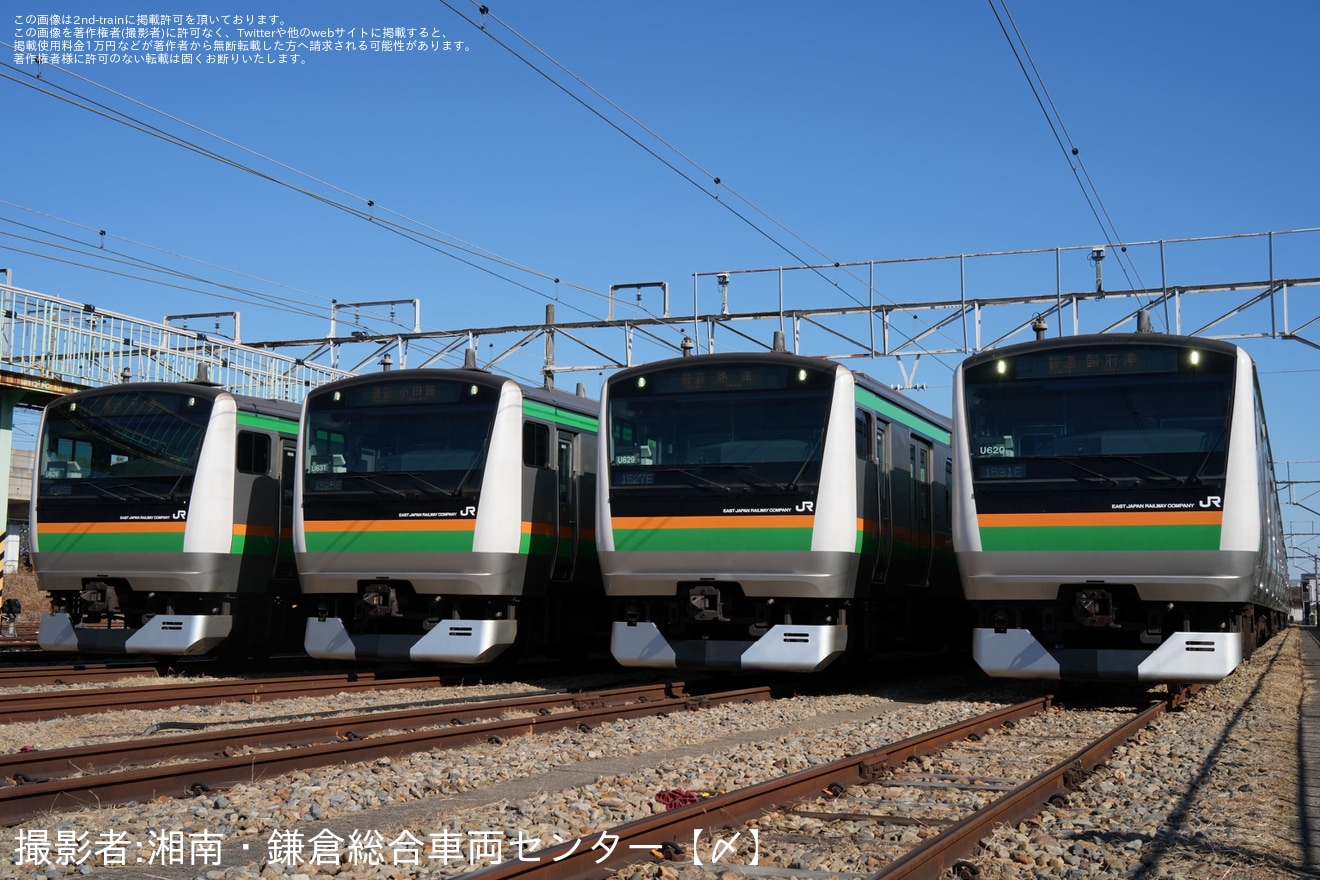 【JR東】小山車両センター「E233系3000番台撮影会」開催の拡大写真