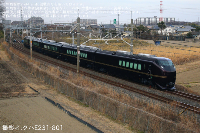 【JR東】E655系「なごみ」郡山総合車両センター出場回送 - 新白岡～白岡間にて撮影