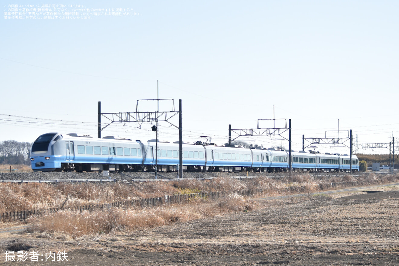 【JR東】E653系K71編成を使用した臨時特急「ほくほく十日町雪まつり」を運行の拡大写真