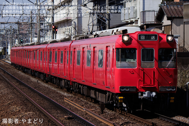 【名鉄】100系116F舞木検査場出場回送を不明で撮影した写真