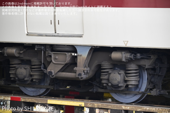【近鉄】5200系VX04塩浜検修車庫出場試運転を不明で撮影した写真