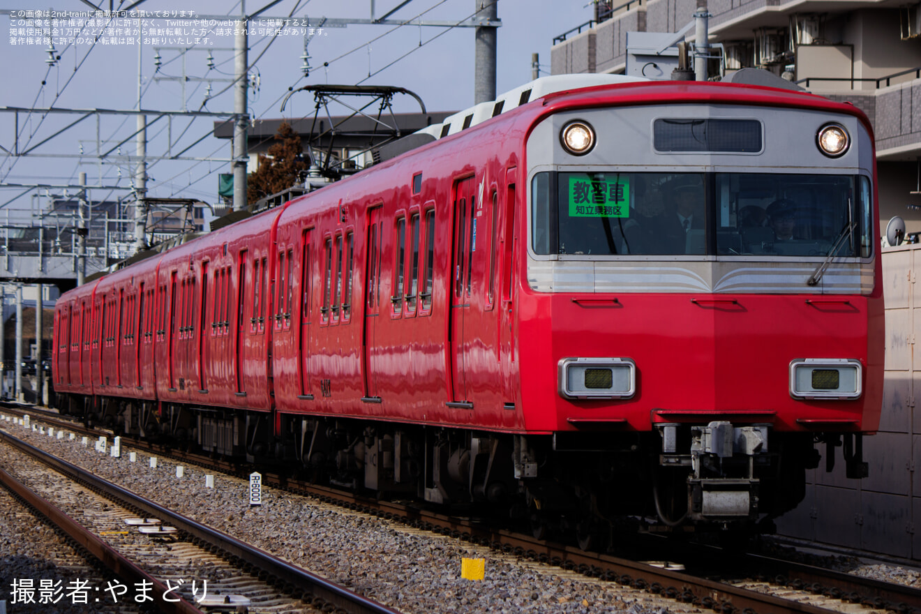 【名鉄】6500系6517F三河線教習の拡大写真