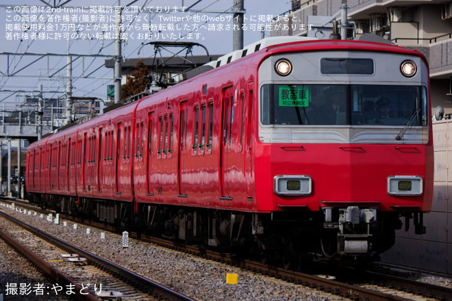 【名鉄】6500系6517F三河線教習を不明で撮影した写真