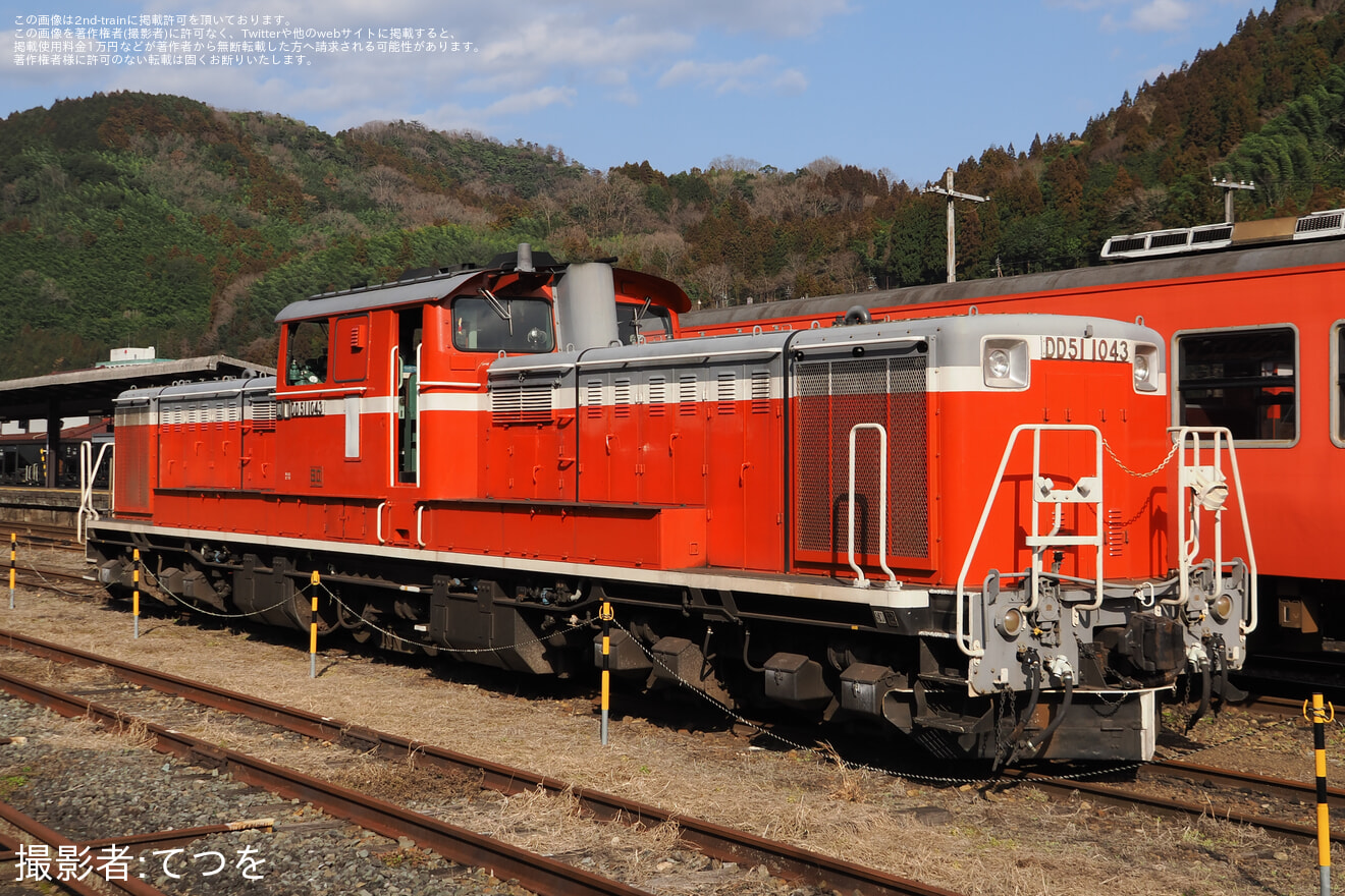 【JR西】DD51を用いた山口線での乗務員訓練の拡大写真